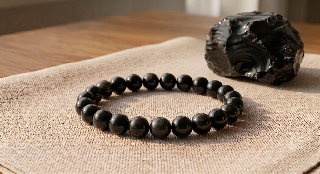 Black Obsidian Bracelet