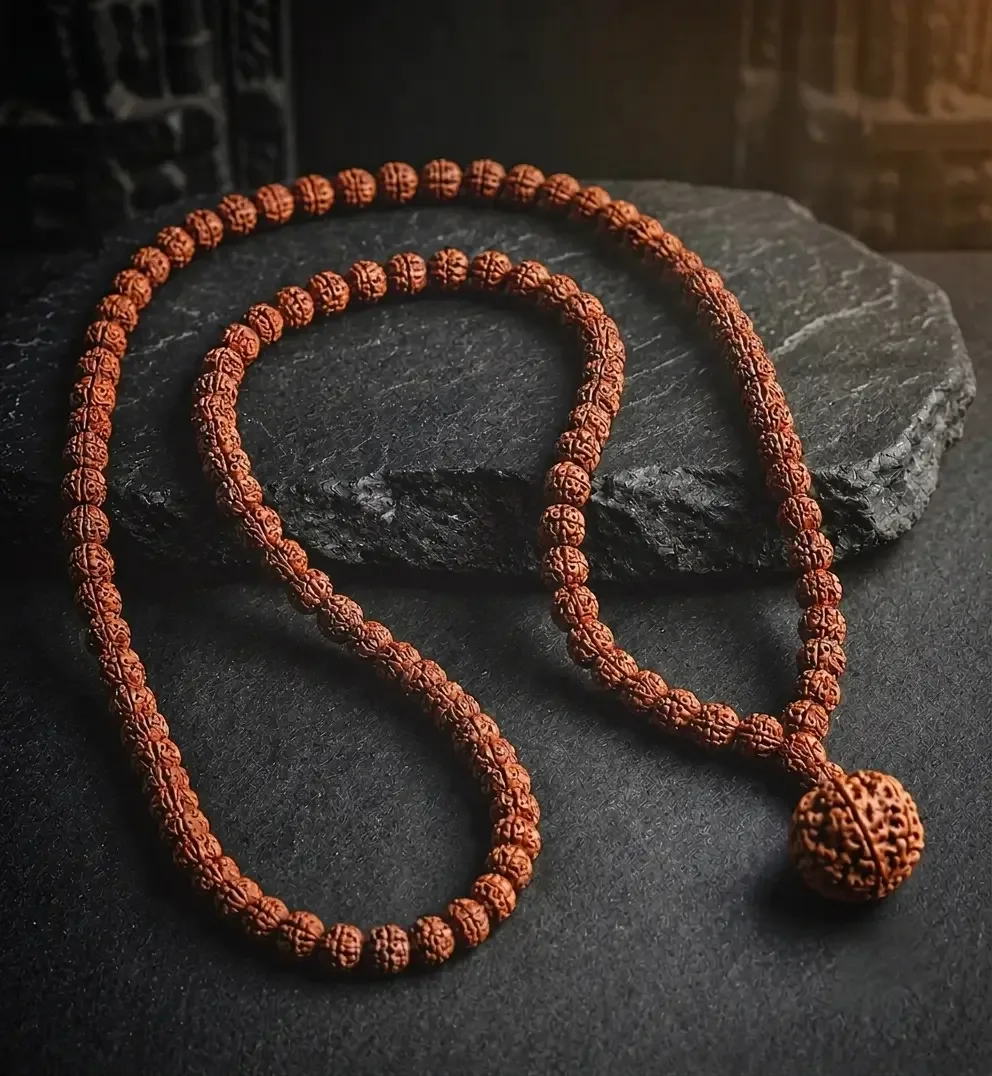 7 Mukhi Rudraksha Mala